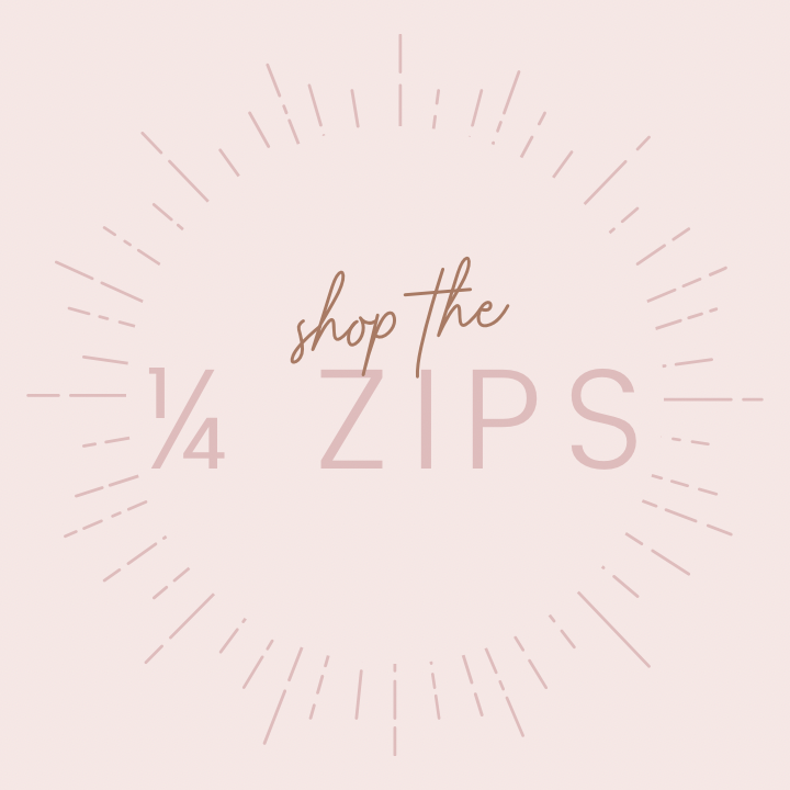 1/4 Zips – Pink Cement