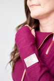 1/4 Zip- Merlot with Rose Gold