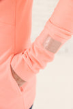 1/4 Zip- Desert Flower with Rose Gold