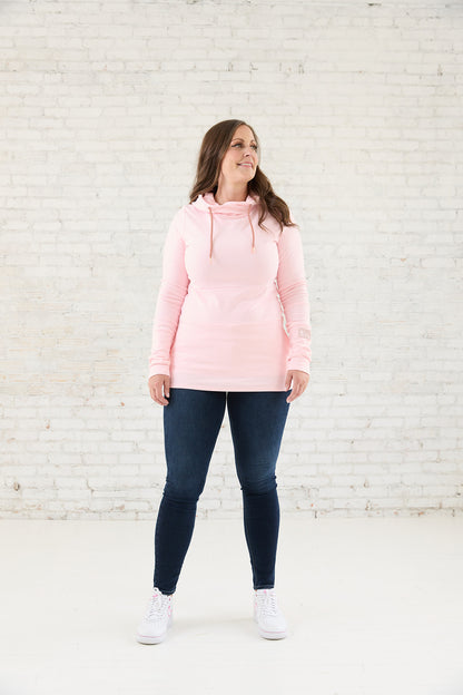 Hoody- Pastel Pink with Rose Gold