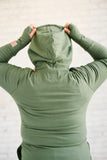 Hoody- Moss with Rose Gold