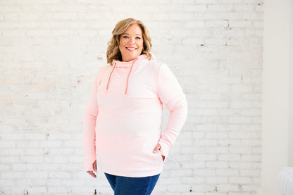 Hoody- Pastel Pink with Rose Gold