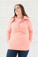 1/4 Zip- Desert Flower with Rose Gold