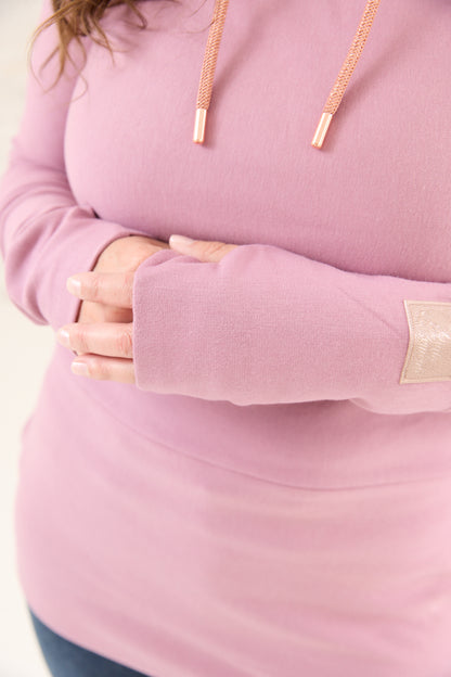 1/4 Zip- Ginger with Rose Gold