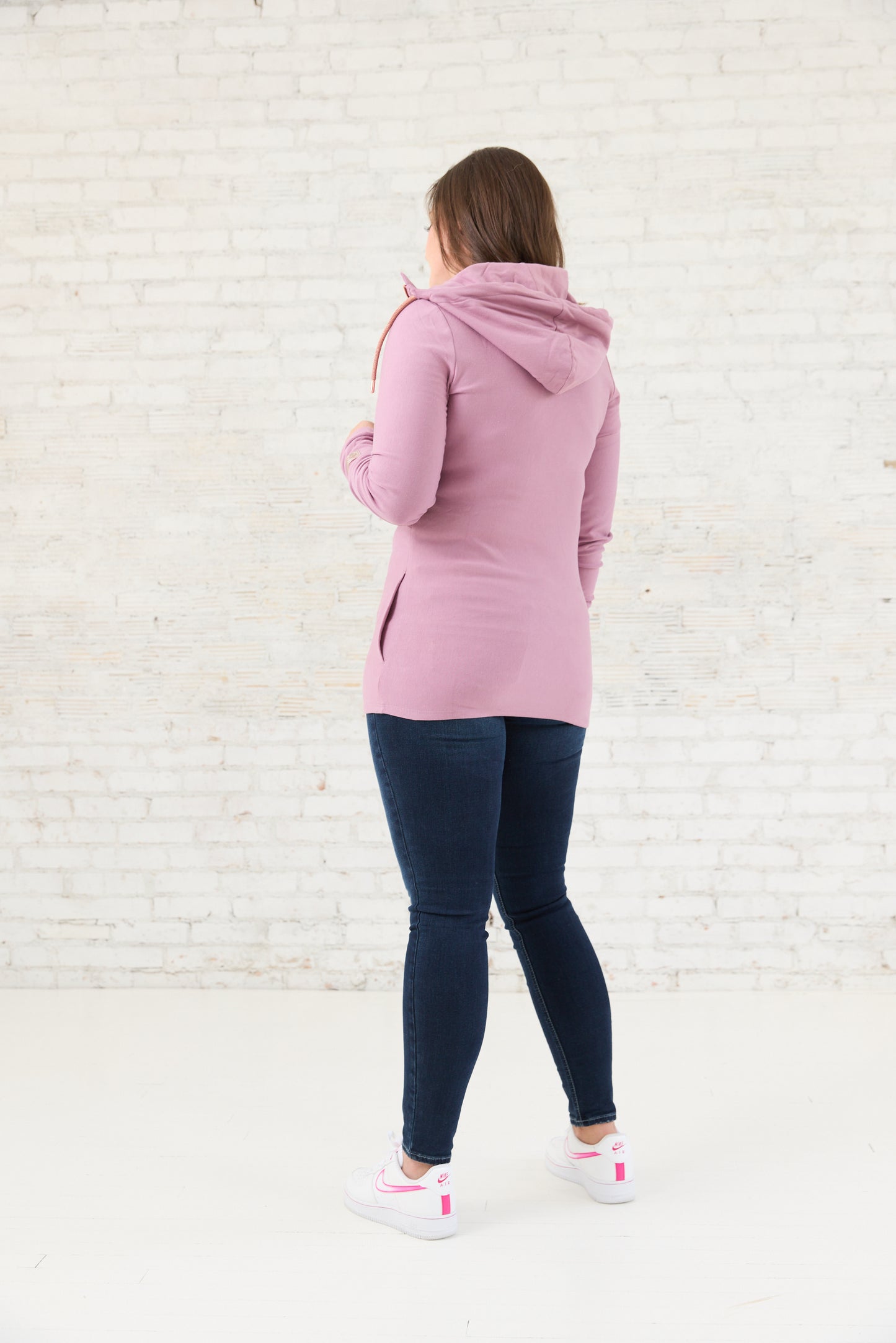 1/4 Zip- Ginger with Rose Gold
