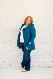 Full Zip- Moroccan Blue