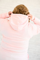 Hoody- Pastel Pink with Rose Gold