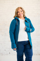 Full Zip- Moroccan Blue