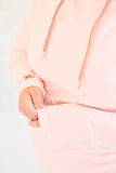 Hoody- Pastel Pink with Rose Gold
