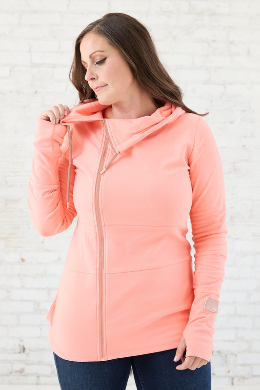 Full Zip- Desert Rose with Rose Gold