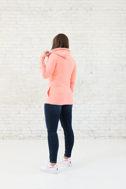 1/4 Zip- Desert Flower with Rose Gold
