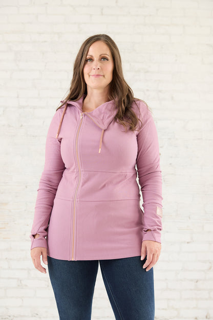 Full Zip- Ginger with Rose Gold