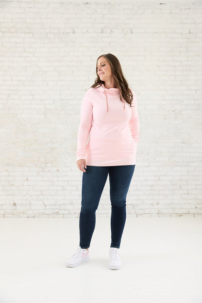 Hoody- Pastel Pink with Rose Gold