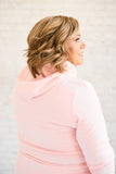 Hoody- Pastel Pink with Rose Gold