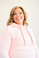 Hoody- Pastel Pink with Rose Gold
