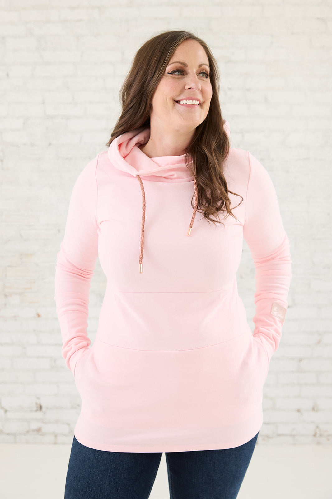 Hoody- Pastel Pink with Rose Gold