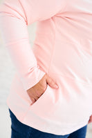 Hoody- Pastel Pink with Rose Gold