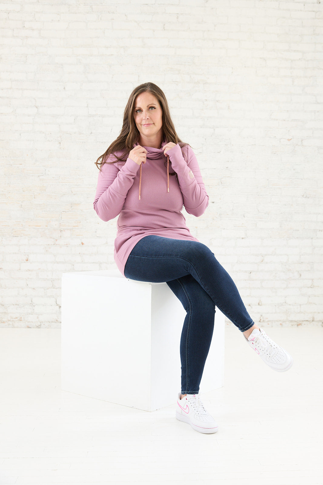 Hoody- Ginger with Rose Gold