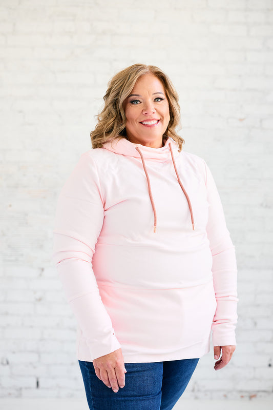 Hoody- Pastel Pink with Rose Gold