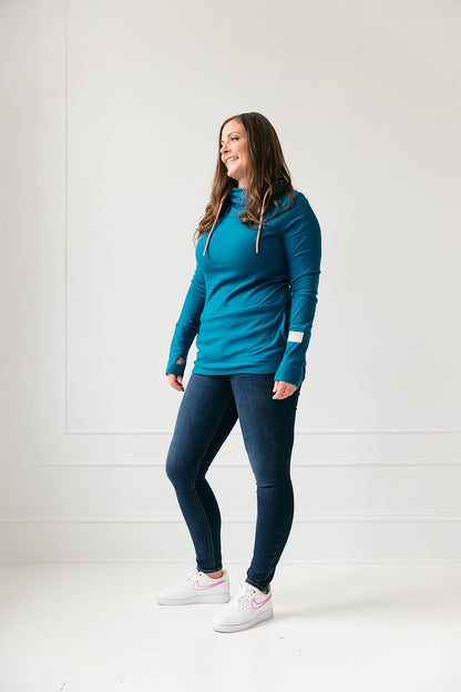 Hoody- Moroccan Blue