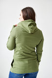 Hoody- Moss with Black