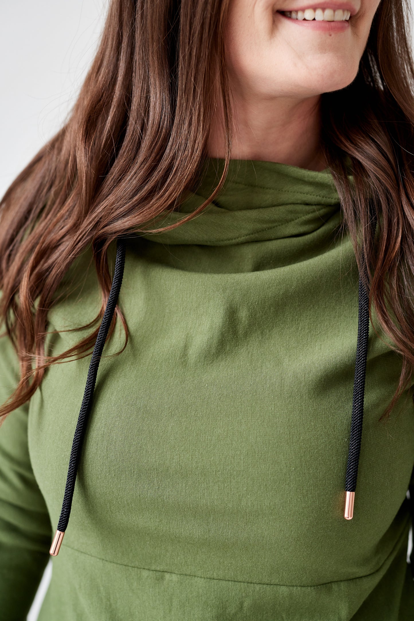 Hoody- Moss with Black