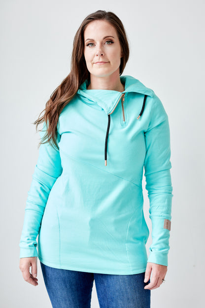 1/4 Zip- Bali with Black