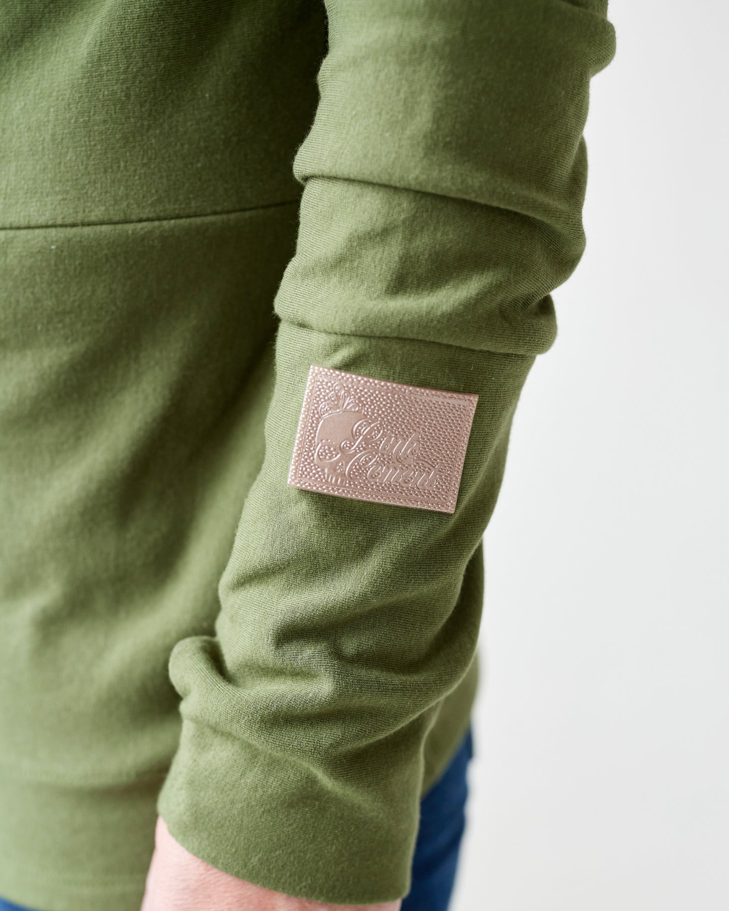 Hoody- Moss with Rose Gold