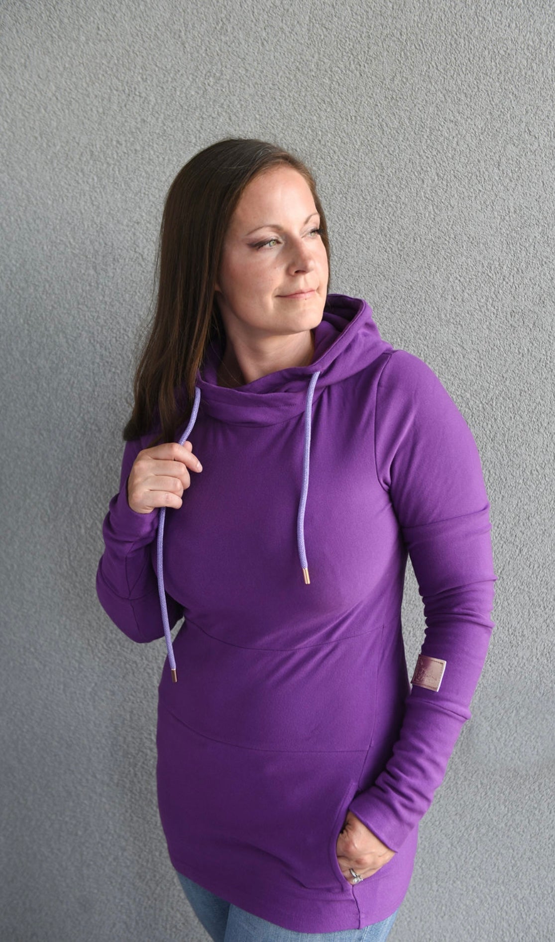 Hoody- Purple with Purple