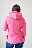 Hoody- Fandango Pink with Rose Gold