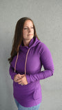 Hoody- Purple with Rose Gold